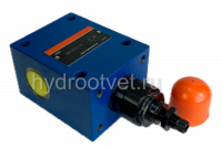 DBDH10G1X/315 - Предохранительный клапан прямого управления Ду10, давление регулировки до 315 бар, тип монтажа - резьбовой, элемент регулировки H = рукоятка