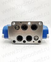 4WEH22E7X/6EG24N9S2K4 - Гидрораспределитель с электроуправлением Ду25 схема E (44), напряжение G24, каналы управления X и Y - внешние