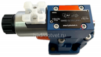 DBW10A2-5X/315CG24N9K4 - Предохранительный клапан Ду10 с давлением настройки до 315 бар, управление - X и Y - внутренние с разгрузкой A = закрыт с электроуправлением G24