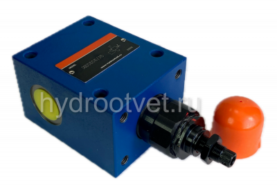 DBDS10G1X/25 - Предохранительный клапан прямого управления Ду10, давление регулировки до 25 бар, тип монтажа - резьбовой, элемент регулировки S = винт